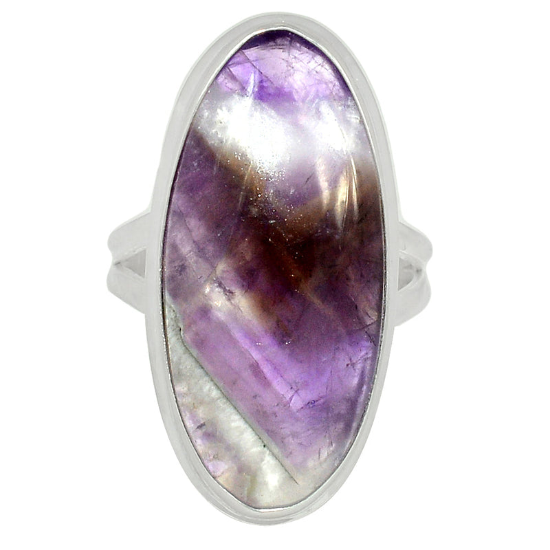 Amethyst Lace Agate Ring - ALAR635