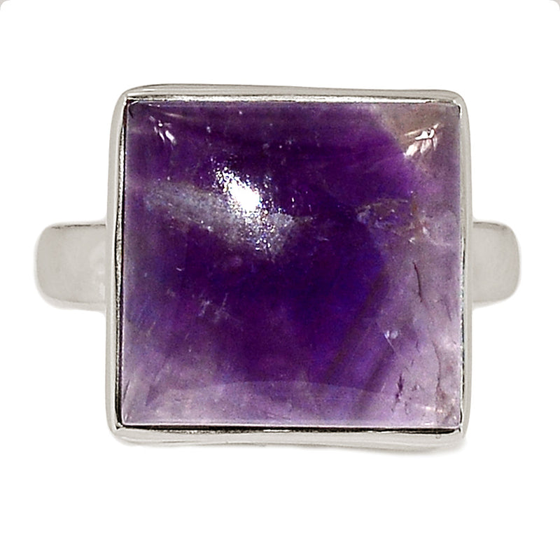 Amethyst Lace Agate Ring - ALAR716