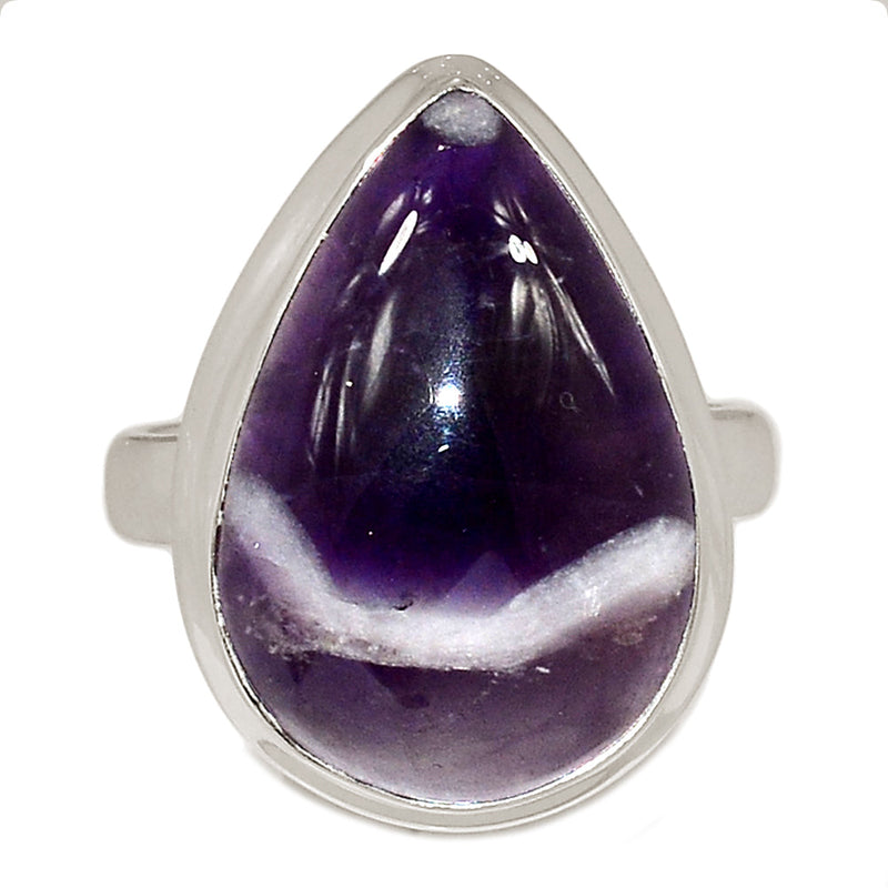 Amethyst Lace Agate Ring - ALAR728