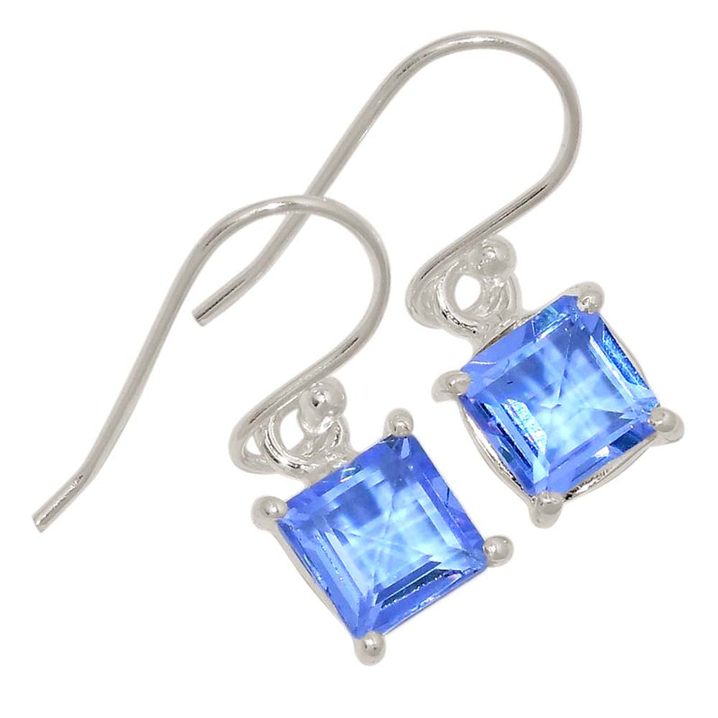 1" Claw - Lab Grown Color Change Alexandrite Earrings - ALXE5