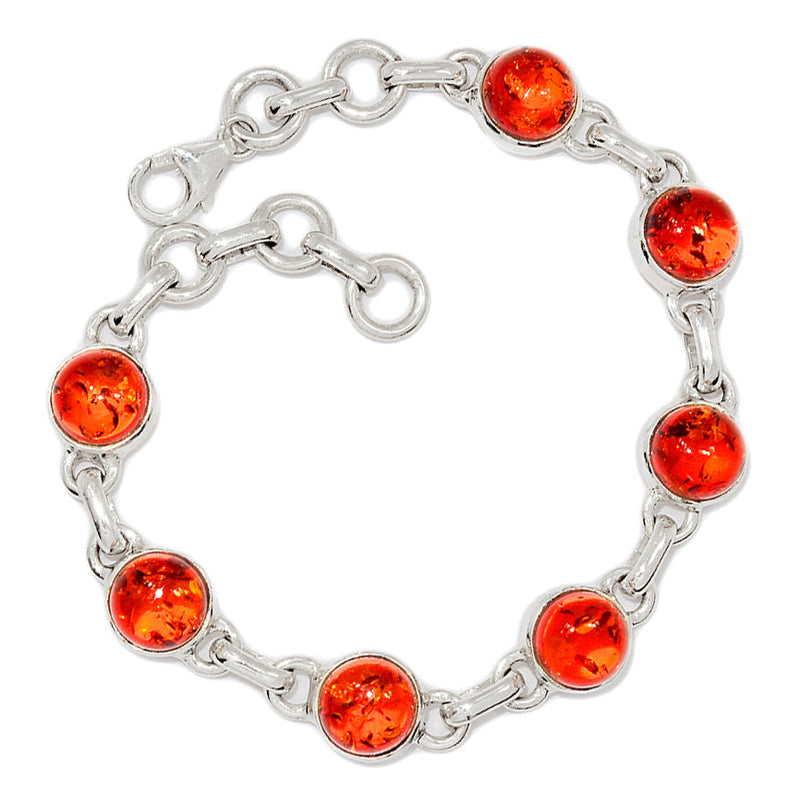 7.6" Treated Amber Bracelets - AMBB126