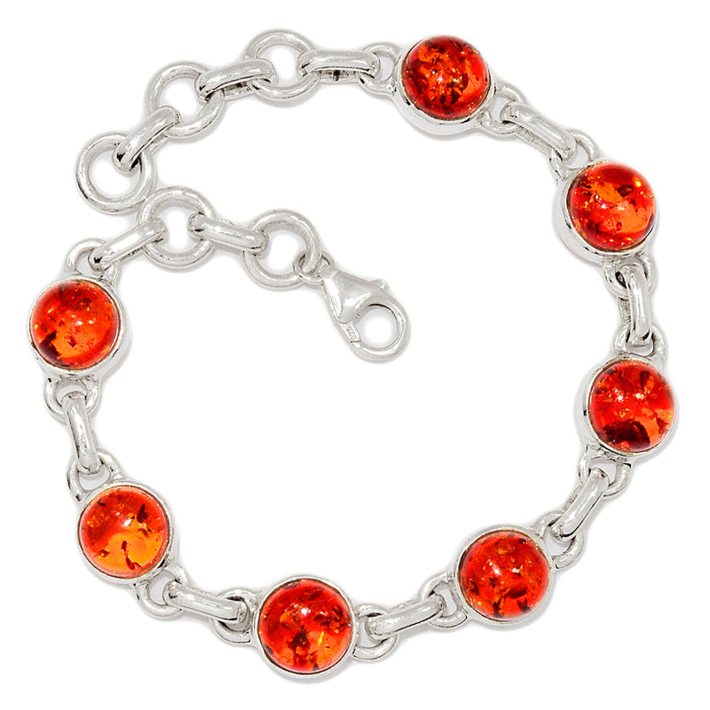 7.6" Treated Amber Bracelets - AMBB127