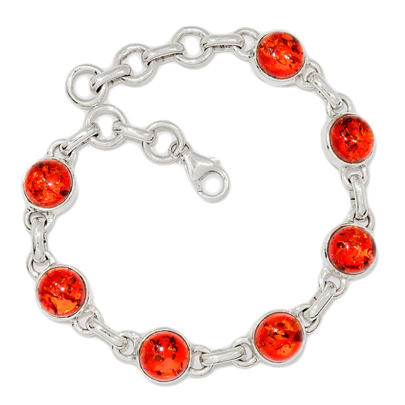 7.6" Treated Amber Bracelets - AMBB132