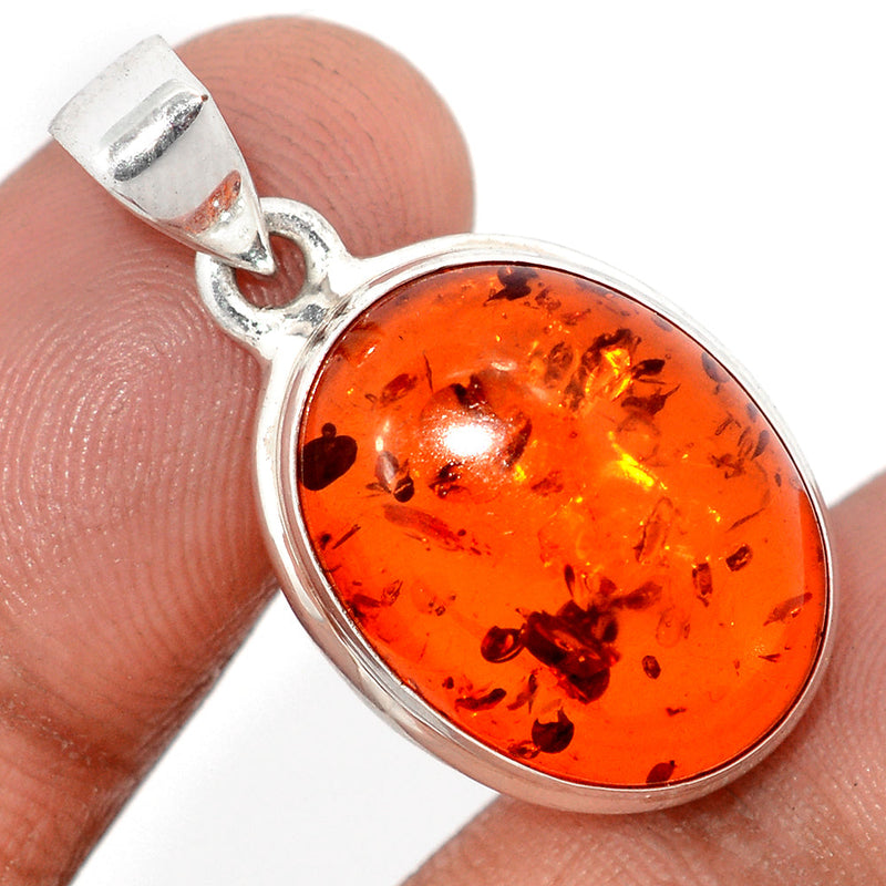 1.2" Treated Amber Pendants - AMBP1191
