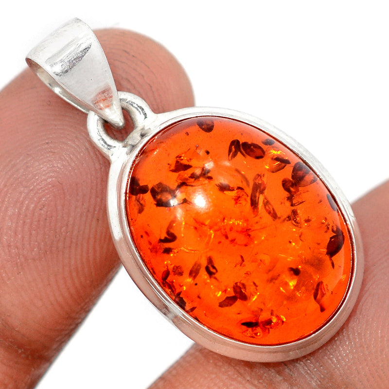 1.2" Treated Amber Pendants - AMBP1206