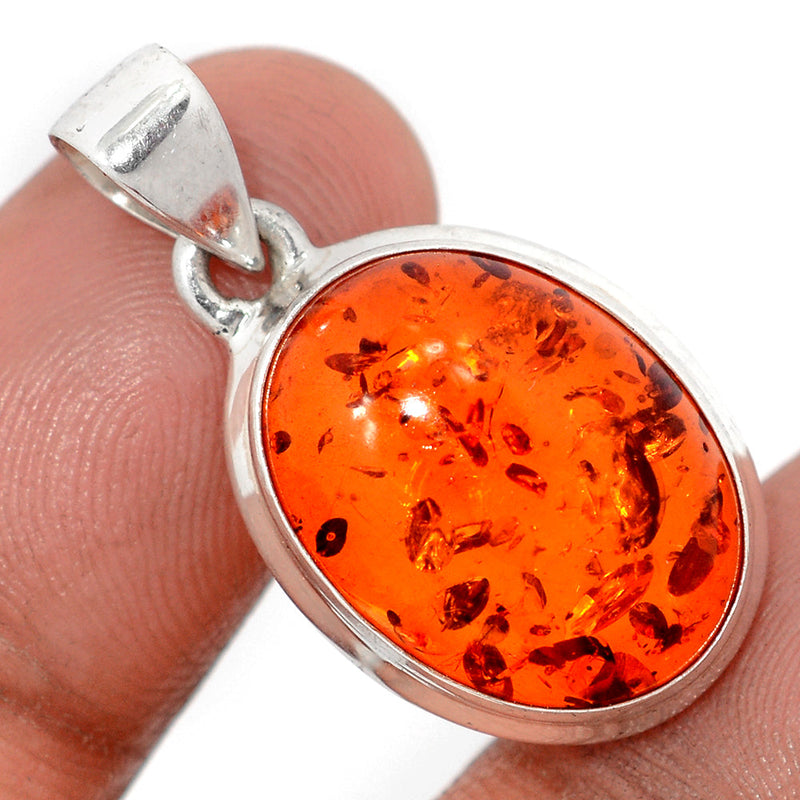1.2" Treated Amber Pendants - AMBP1210