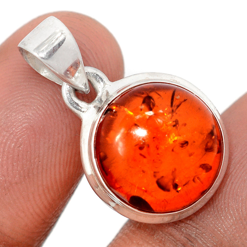 1" Treated Amber Pendants - AMBP1214