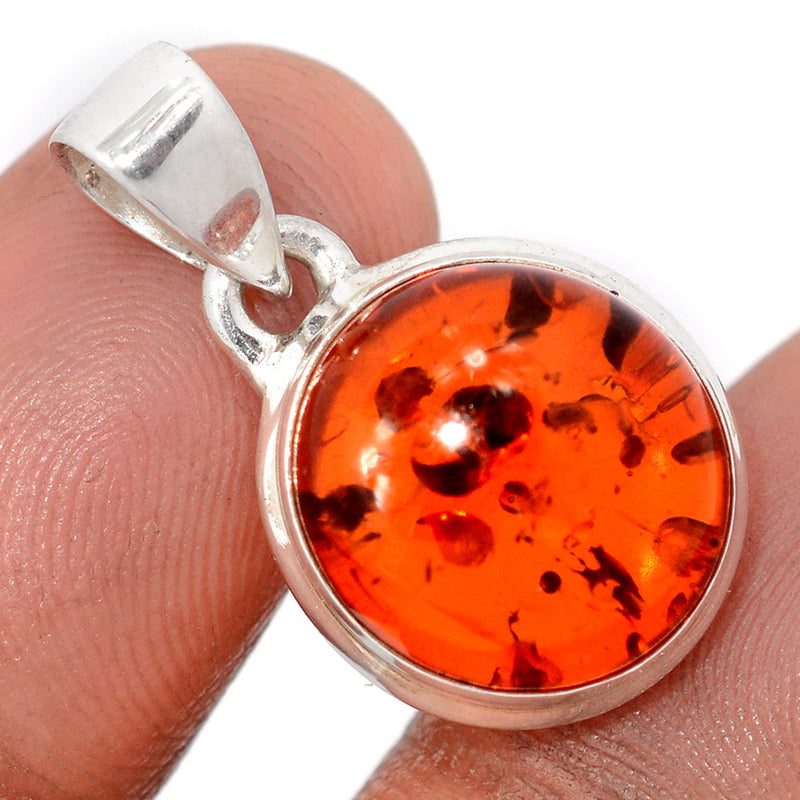 1" Treated Amber Pendants - AMBP1215