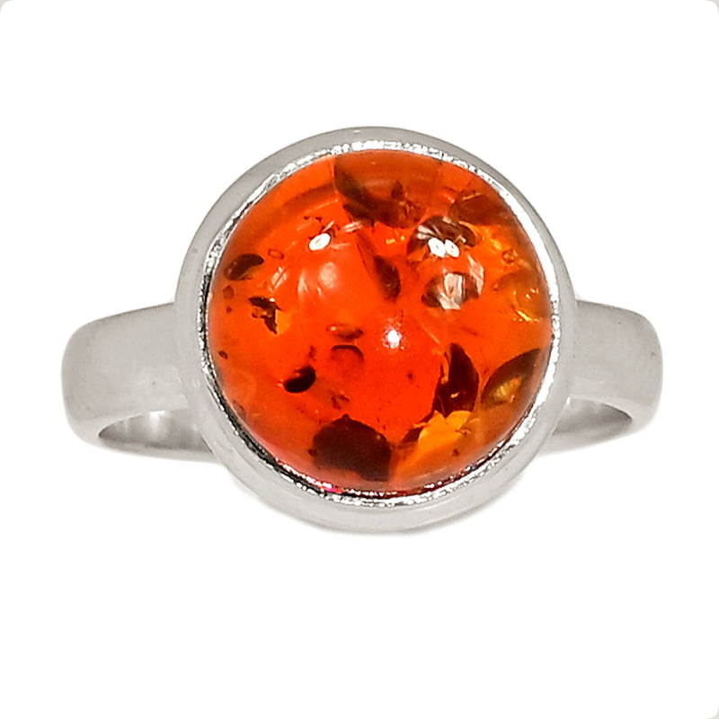 Treated Amber Ring - AMBR1097