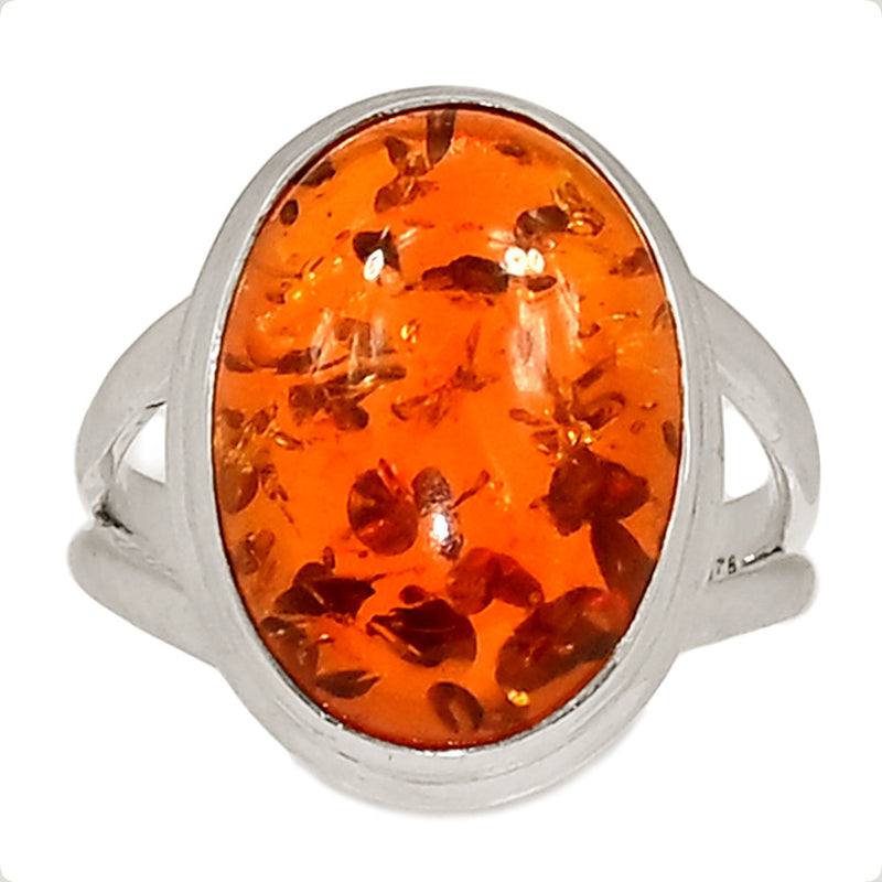 Treated Amber Ring - AMBR1099