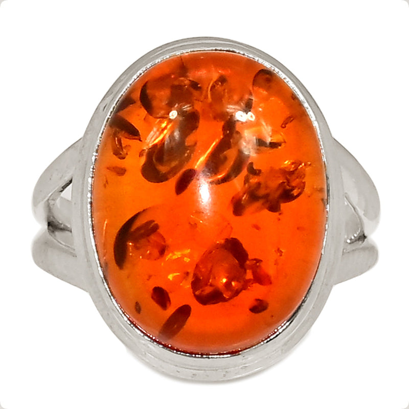 Treated Amber Ring - AMBR1103