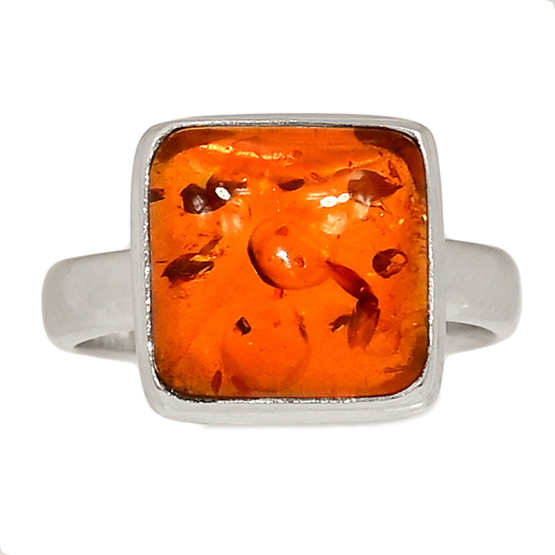 Treated Amber Ring - AMBR1106
