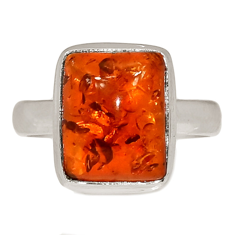 Treated Amber Ring - AMBR1108