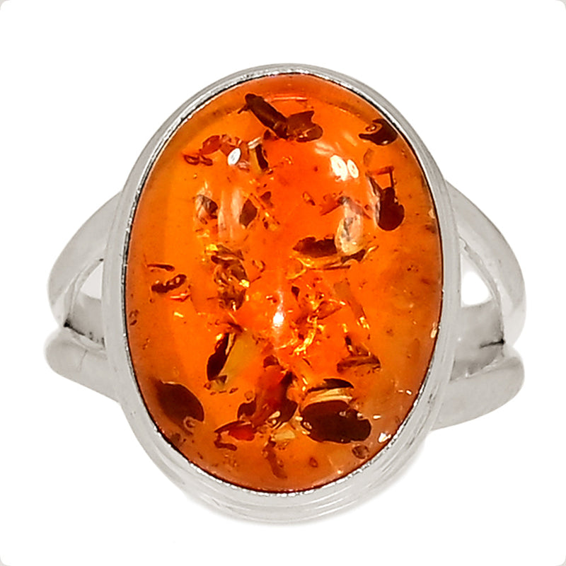 Treated Amber Ring - AMBR1109