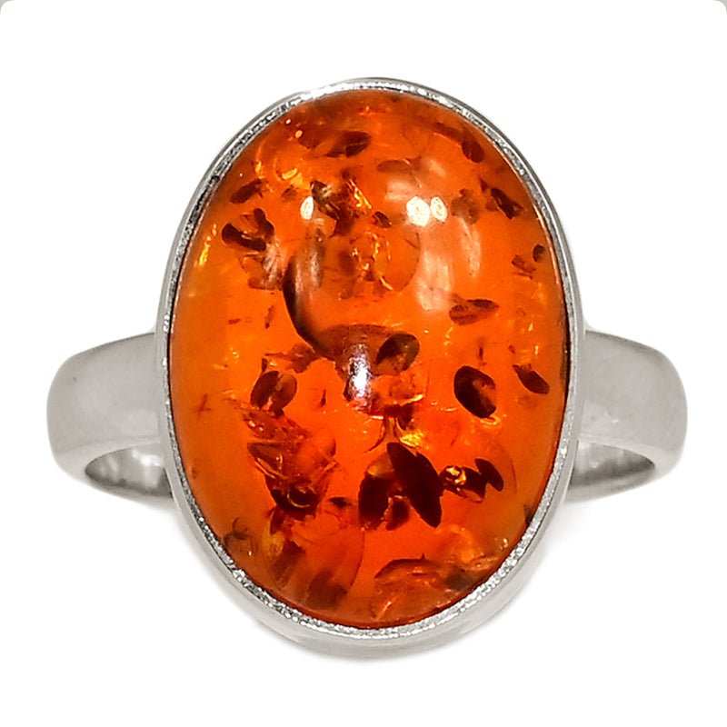 Treated Amber Ring - AMBR1119