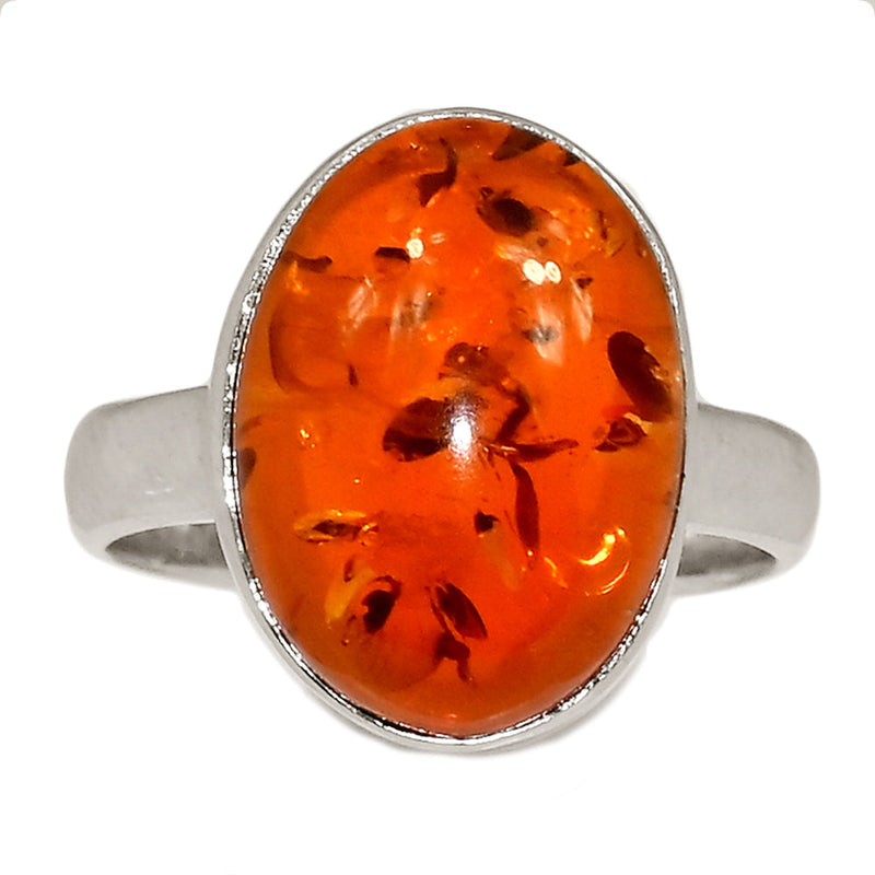 Treated Amber Ring - AMBR1124