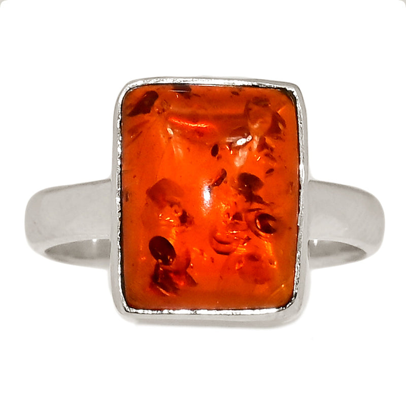 Treated Amber Ring - AMBR1126
