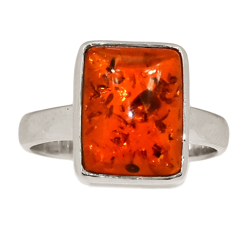 Treated Amber Ring - AMBR1127