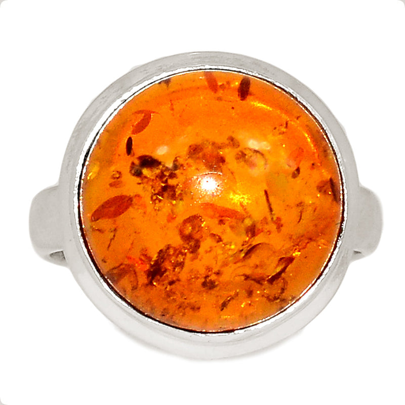 Treated Amber Ring - AMBR1158