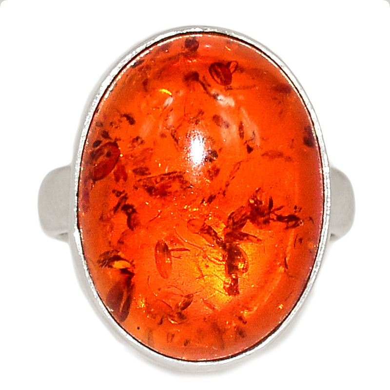 Treated Amber Ring - AMBR1161
