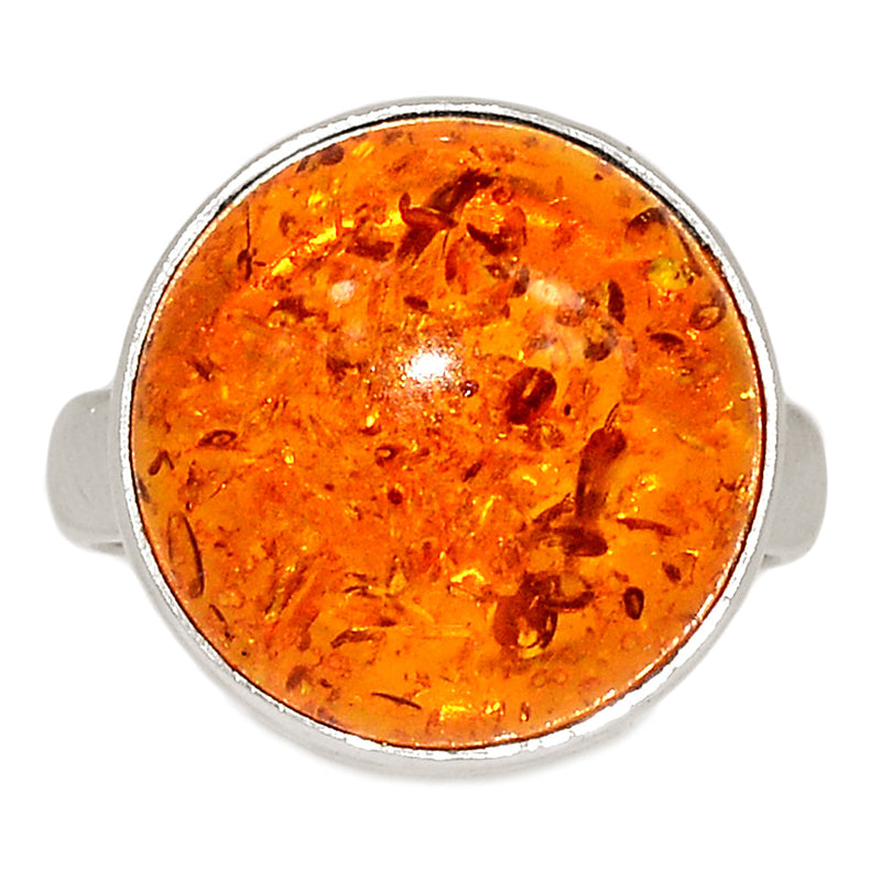 Treated Amber Ring - AMBR1162