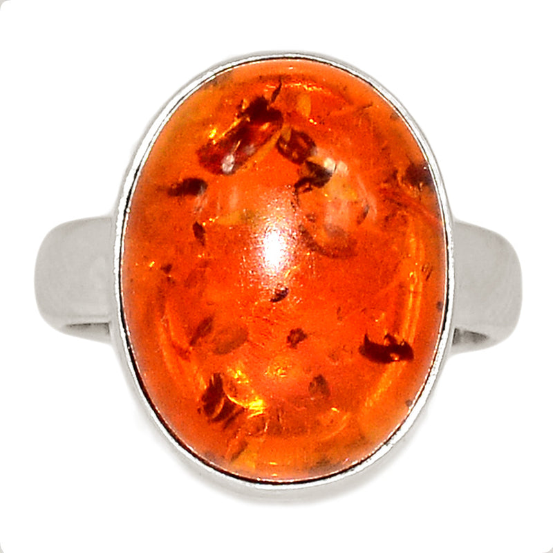 Treated Amber Ring - AMBR1164