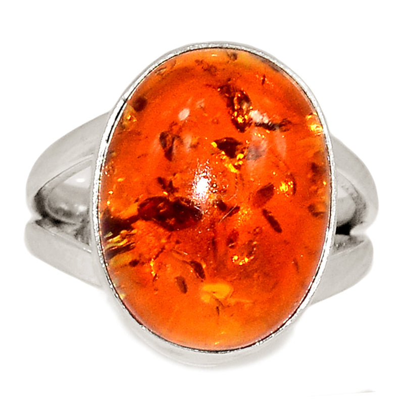 Treated Amber Ring - AMBR1165