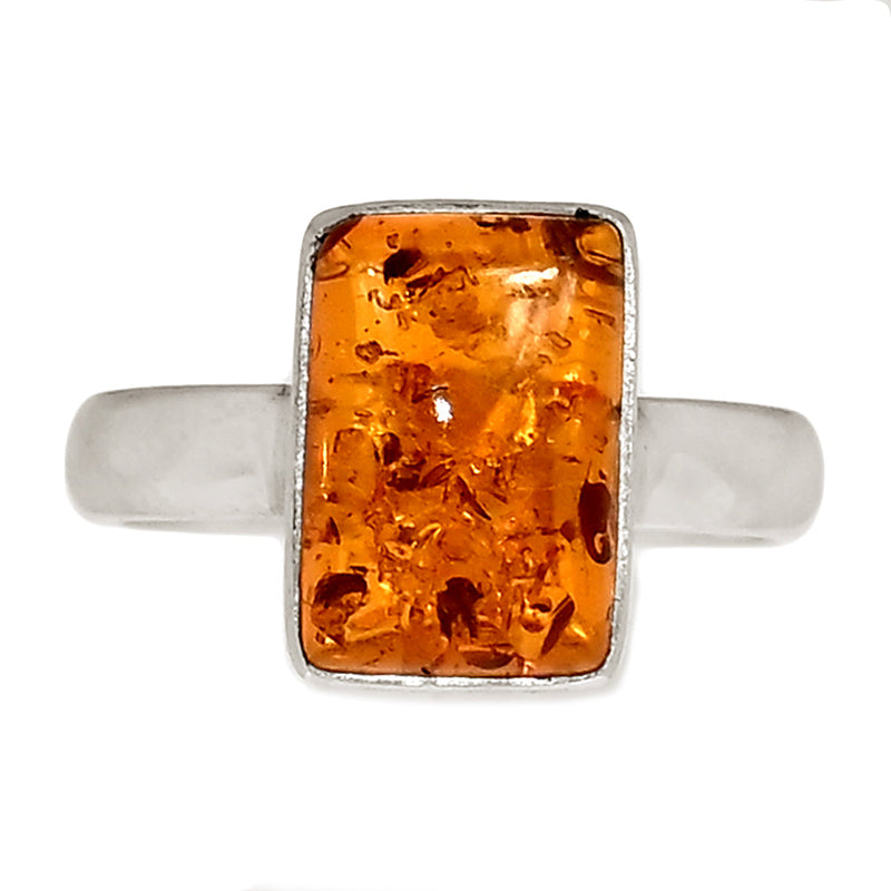 Treated Amber Ring - AMBR1168