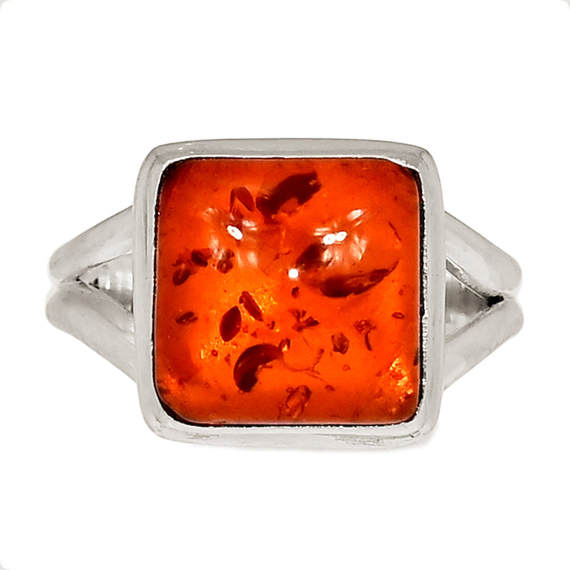 Treated Amber Ring - AMBR1169
