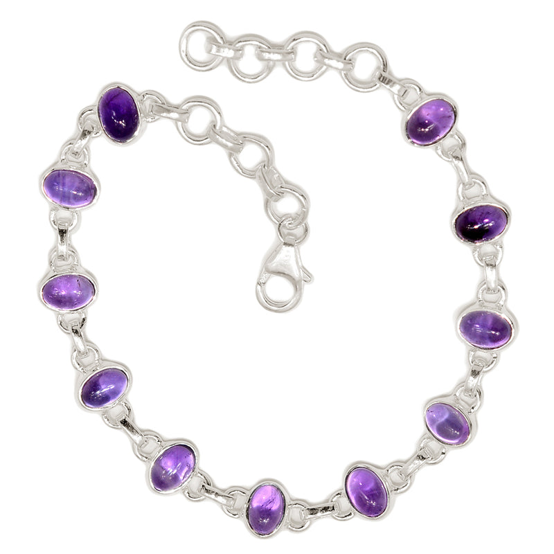 8.6" Amethyst Bracelets - AMCB358
