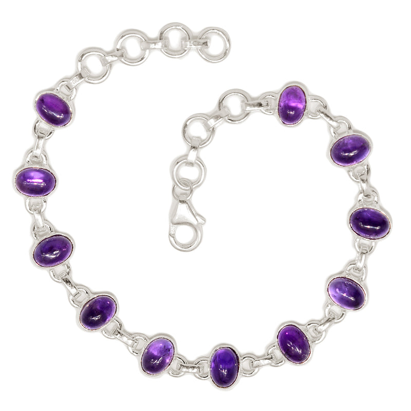 8.6" Amethyst Bracelets - AMCB359