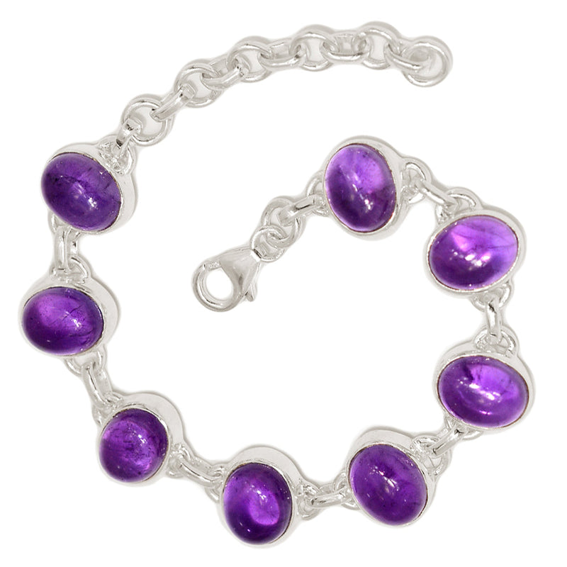 7.6" Amethyst Bracelets - AMCB360