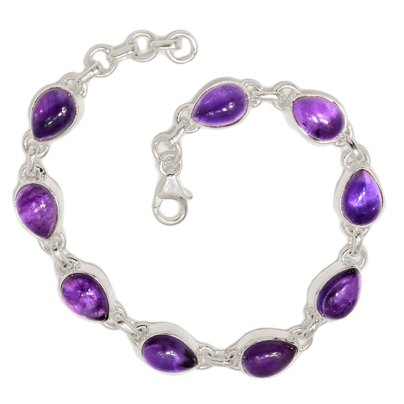 8" Amethyst Bracelets - AMCB361
