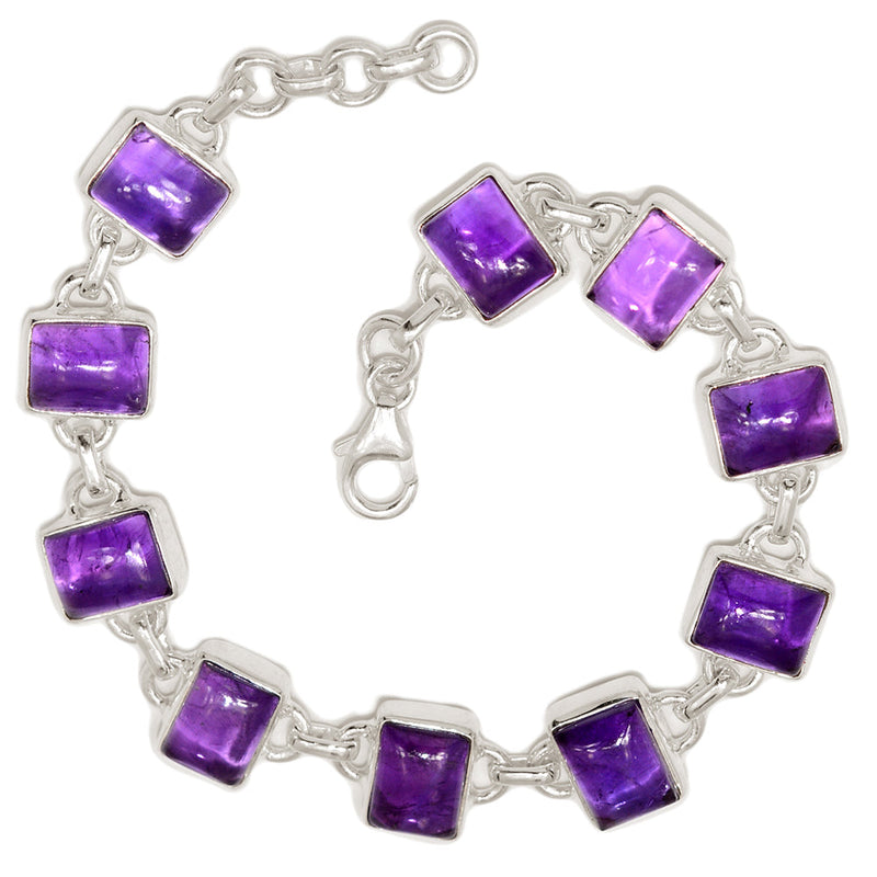 8.1" Amethyst Bracelets - AMCB362