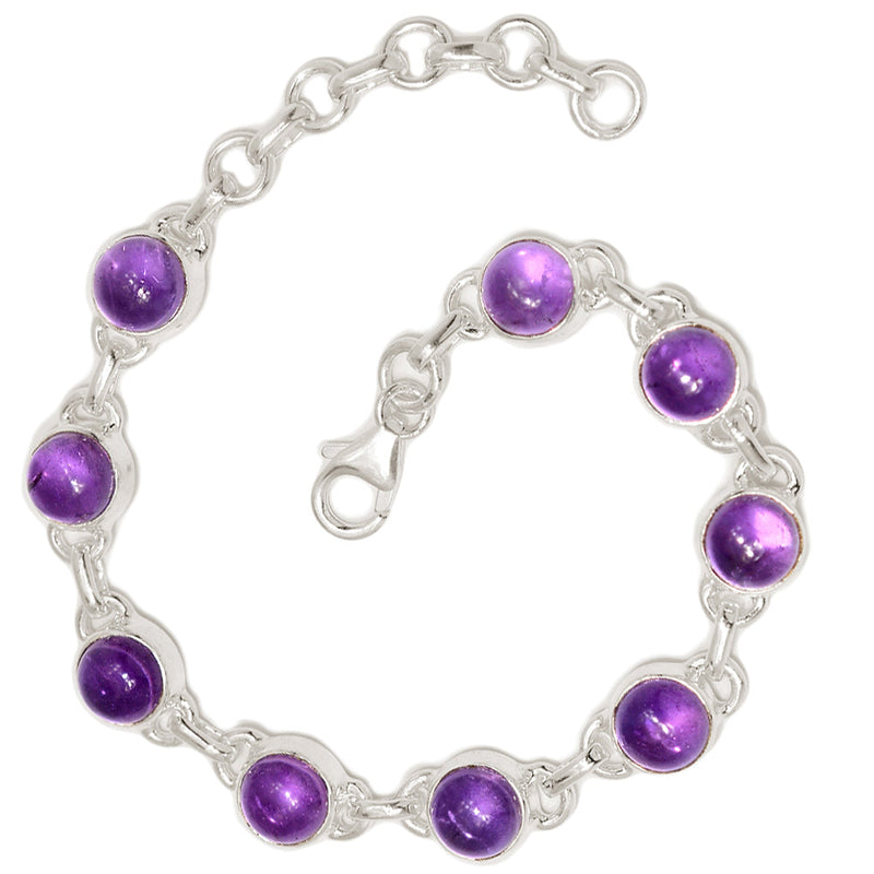 7.7" Amethyst Bracelets - AMCB363
