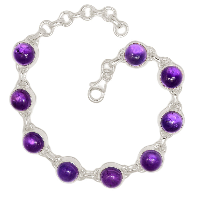 7.8" Amethyst Bracelets - AMCB365