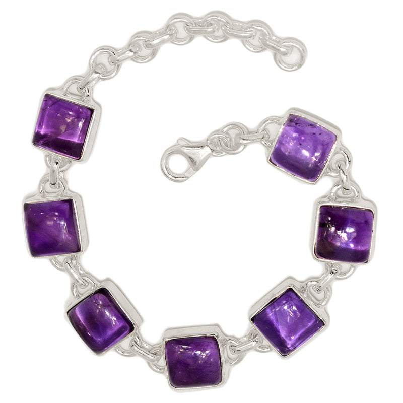 7.6" Amethyst Bracelets - AMCB366