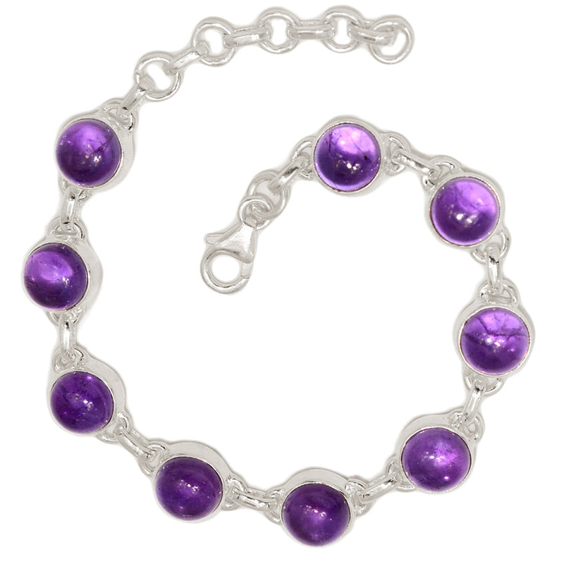 8" Amethyst Bracelets - AMCB367