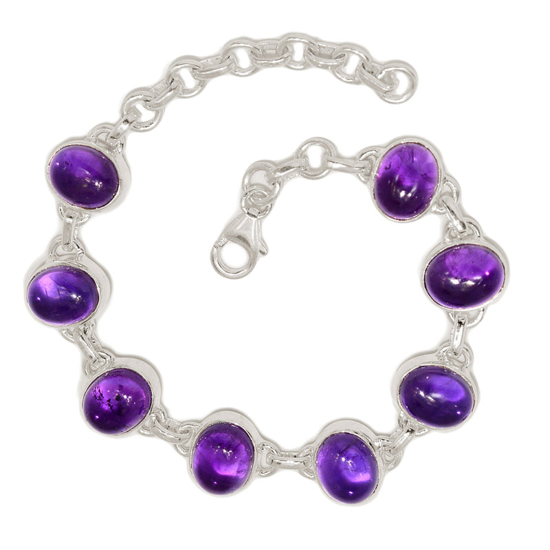 8" Amethyst Bracelets - AMCB368