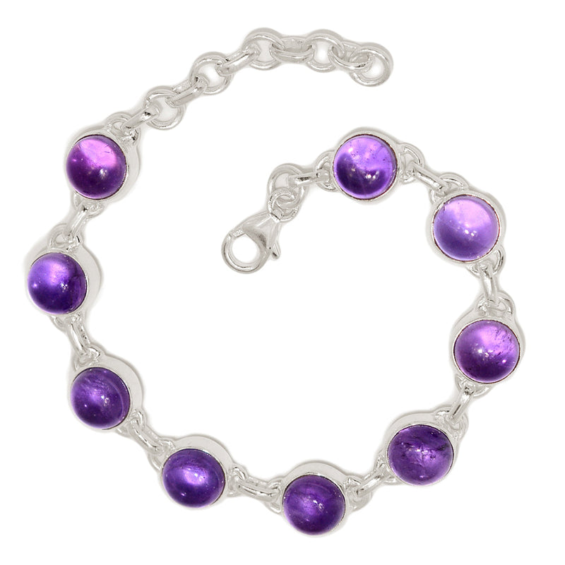 7.8" Amethyst Bracelets - AMCB369