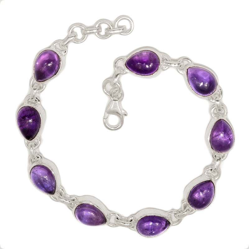 8.1" Amethyst Bracelets - AMCB370