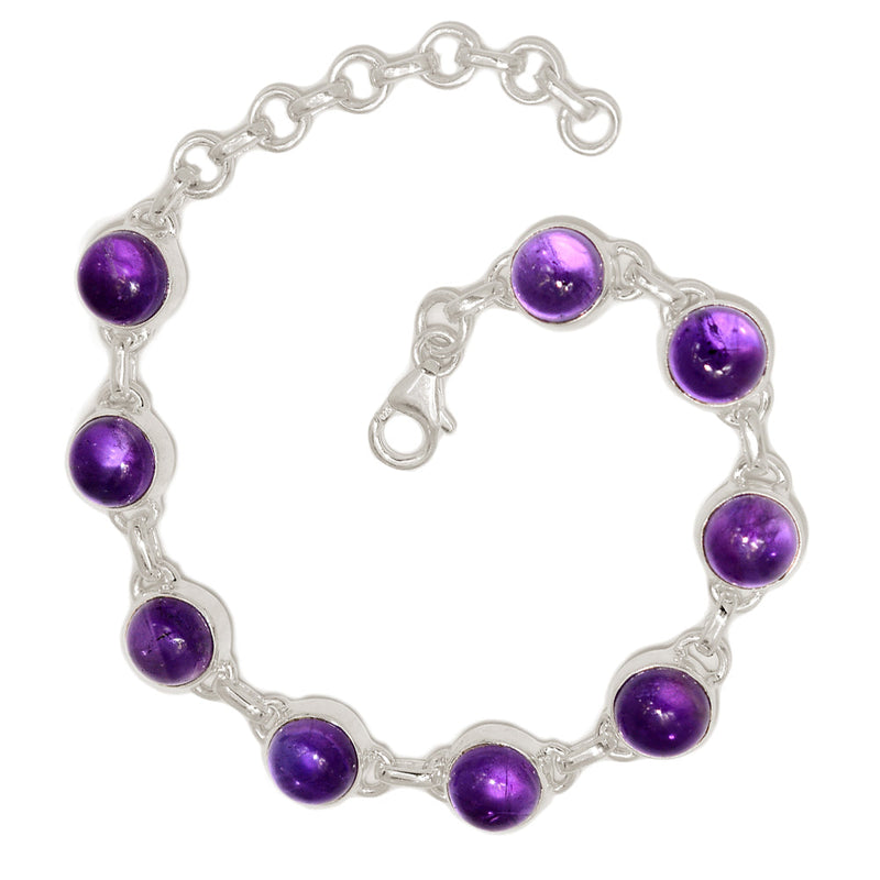 8.2" Amethyst Bracelets - AMCB372
