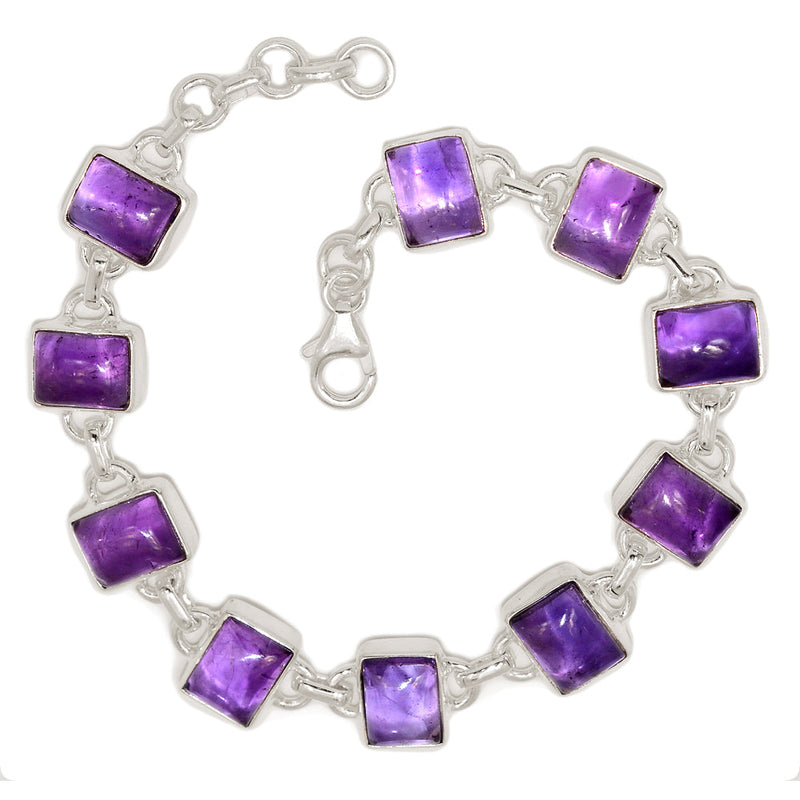 8.2" Amethyst Bracelets - AMCB373