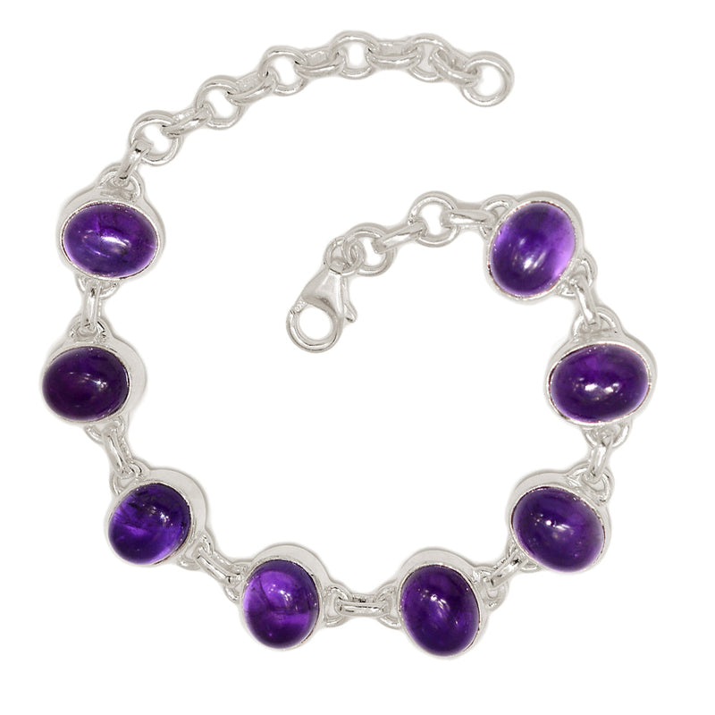 8" Amethyst Bracelets - AMCB374