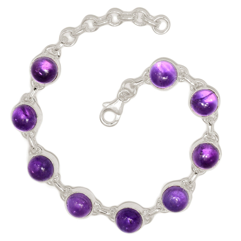 7.8" Amethyst Bracelets - AMCB376