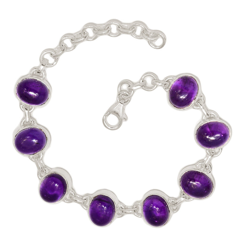 7.8" Amethyst Bracelets - AMCB377