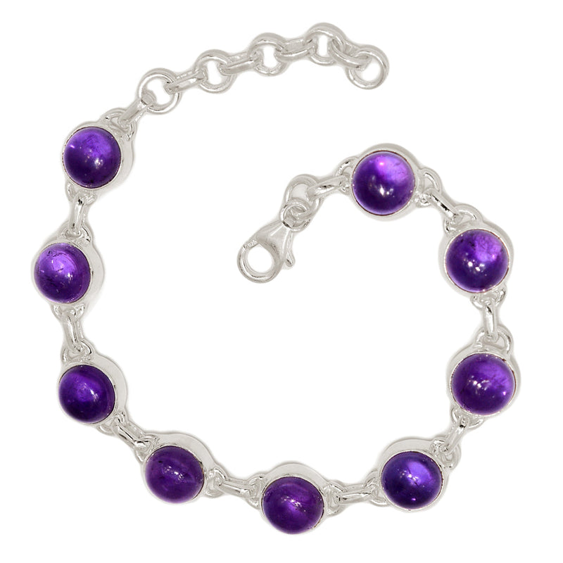 8" Amethyst Bracelets - AMCB380