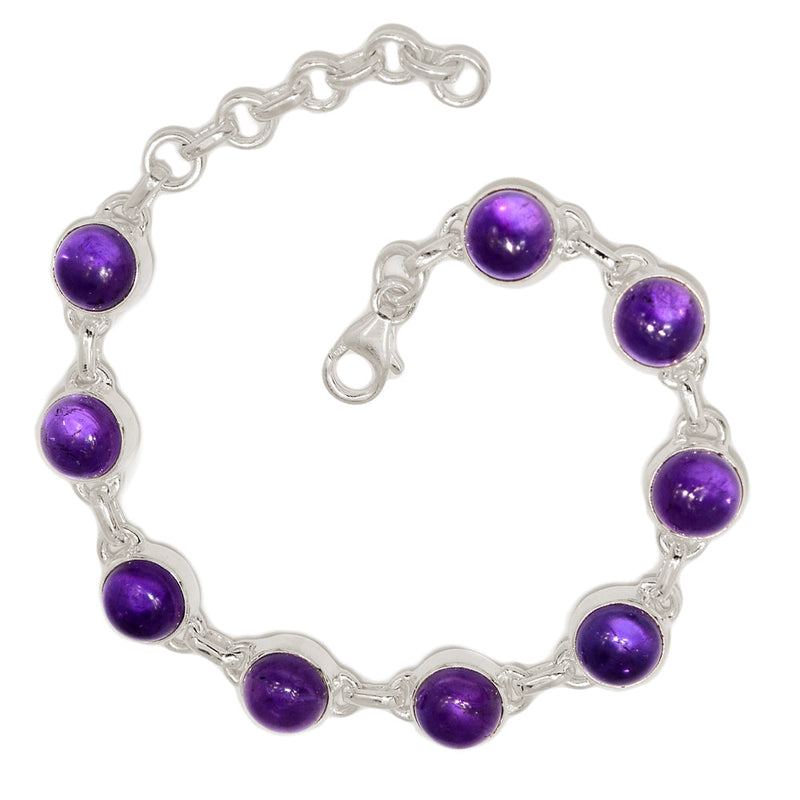 8" Amethyst Bracelets - AMCB381