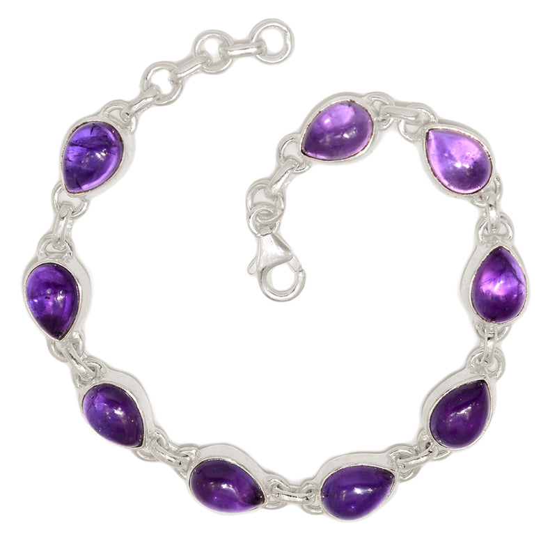 8.2" Amethyst Bracelets - AMCB382