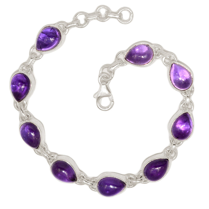 8" Amethyst Bracelets - AMCB383